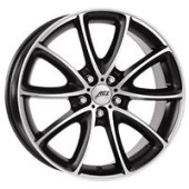 AEZ Excite dark, Black matt/polished, 8x18, 5x120, 40, alu-kola