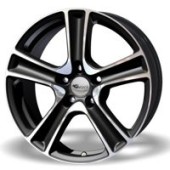 BROCK RC19 SGVP, Le�t�n� + �ern� lesk, 7.5x17, 5x110, 35, alu-kola