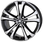BROCK RC17 SGVP, Le�t�n� + �ern� lesk, 7.5x17, 5x114.3, 38, alu-kola