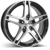 DEZENT RB Dark, Le�t�n� �eln� plocha/�ern� lakov�n�, 6.5 x 15, 4x100, 38, alu-kola