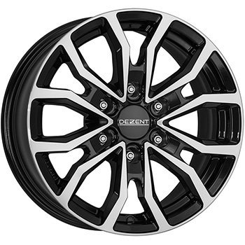 DEZENT KC dark 7.5x18, 6x139.7 ET45, černý-leštěný