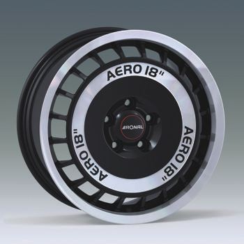 RONAL R50 AERO 8x18, 5x110 ET35, černý-čelně kopírovaný