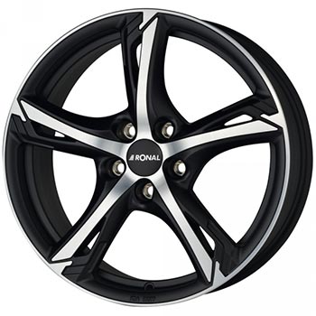 RONAL R62 8x19, 5x110 ET33, Černá matná čelně kopírovaná