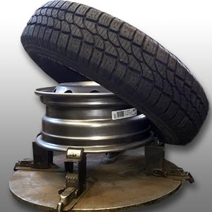 kompletace+závaží+ventil (1 pneu, 1 disk)