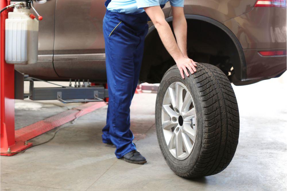 Přezutí zimních pneumatik v pneuservisu