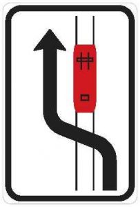 Dopravní značka Objíždění tramvaje