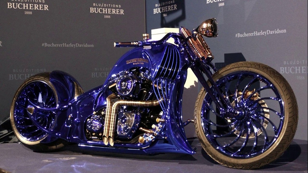 Motocykl Harley-Davidson Blue Edition