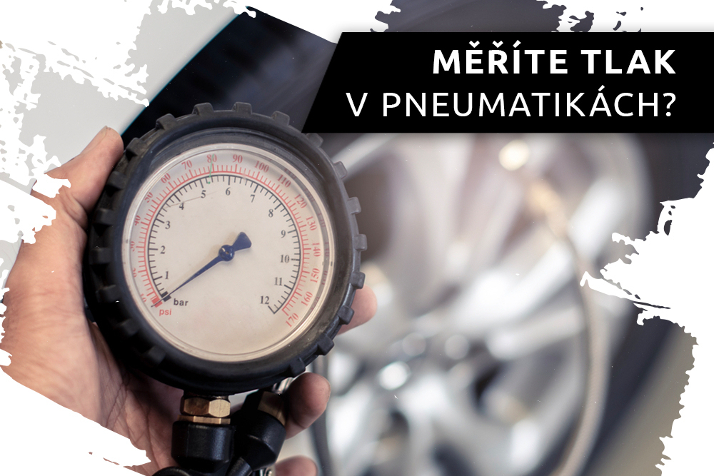 Měření tlaku v pneumatikách
