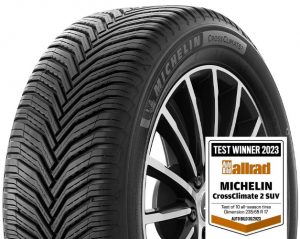 Vítěz testu Michelin Crossclimate 2