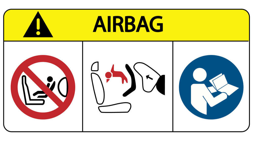 Výstraha pro vypnutí airbagu