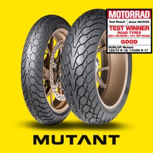 Crossover motocyklové pneumatiky Dunlop Mutant