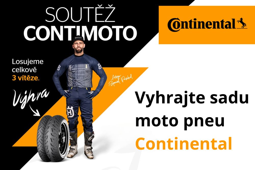 Soutěž o moto pneu Continental