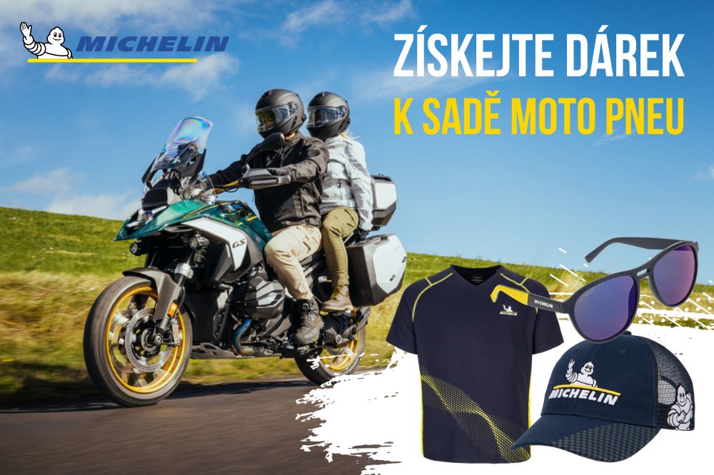 riko, slunečn&iacute; br&yacute;le a k&scaron;iltovka Michelin zdarma k n&aacute;kupu moto pneumatik