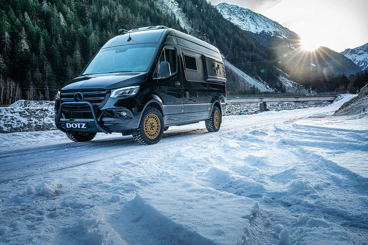 Hliníkové disky DOTZ 4x4 Talara bronzové na Mercedes Sprinter