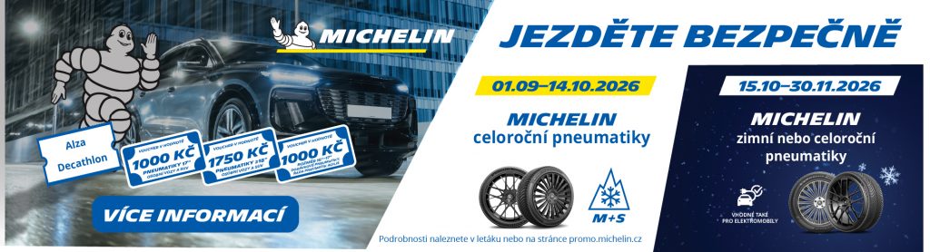 Infografika k akci Michelin na zimní a celoroční pneumatiky