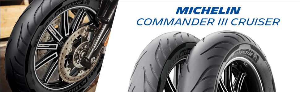 Custom moto pneu Michelin Commander III Cruiser