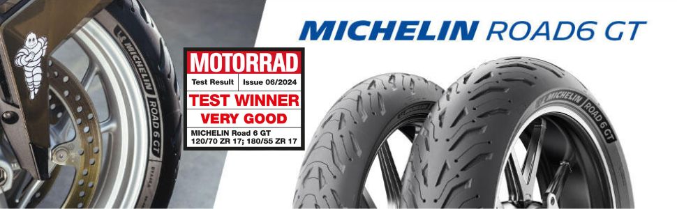 Cestovní pneumatiky pro těžší motocykly Michelin Road 6 GT