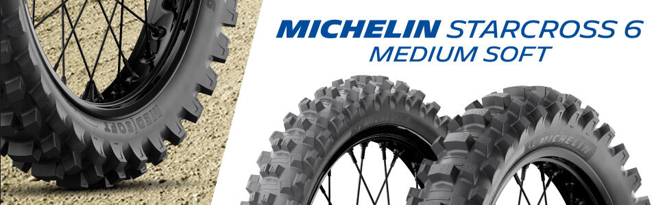 Off-road moto pneu Michelin StarCross 6 Medium Soft